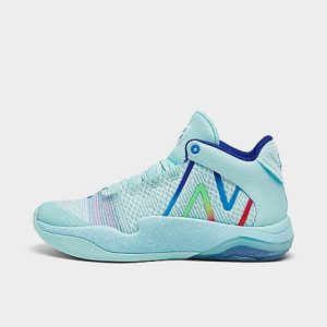 New Balance Big Kids&apos; TWO WXY V2 Basketball Shoes in Blue/Pale Blue Chill Size 5.0 - 3210445