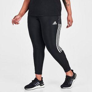Adidas Women&apos;s Tiro 21 Track Pants (Plus Size) in Black/Black Size 2XL Polyester/Knit - 5733888