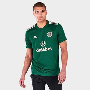 Adidas Men&apos;s Celtic FC 21-22 Away Soccer Jersey in Green/Team Dark Green Size Small Polyester/Jersey - 5798076