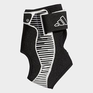 Adidas Basketball Ankle Wrap in Black/Black Size Large Leather - 8205480