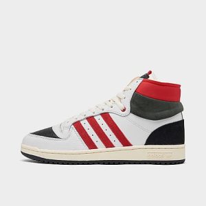 Adidas Men&apos;s Top Ten RB Casual Shoes in White/White Size 14.0 Leather - 3200269