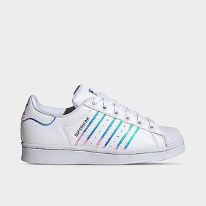 Adidas Big Kids&apos; Originals Superstar Recycled Casual Shoes in White/Cloud White Size 6.5 Leather - 3545545