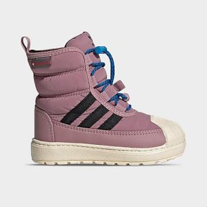 Adidas Kids&apos; Toddler Originals Superstar 360 2.0 Winter Boots in Purple/Magic Mauve Size 7.0 - 3545857