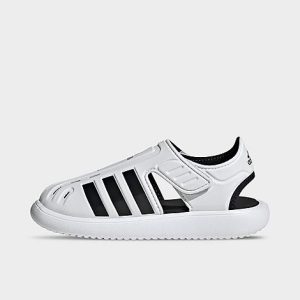Adidas Little Kids&apos; Summer Closed Toe Water Sandals in White/Cloud White Size 2.0 - 3188877
