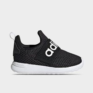 Adidas Kids&apos; Toddler Essentials Lite Racer Adapt 4.0 Casual Shoes in Black/Core Black Size 10.0 - 3187761