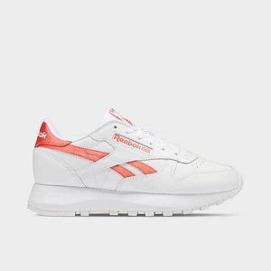 Reebok Women&apos;s Classic Leather Casual Shoes in White/Footwear White Size 11.0 - 3200899