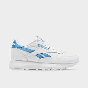 Reebok Women&apos;s Classic Leather Casual Shoes in White/Footwear White Size 11.0 - 3200886