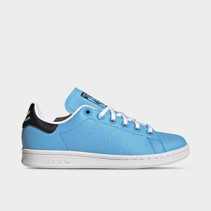 Adidas Big Kids&apos; Originals Stan Smith Recycled Casual Shoes in Blue/Pantone Size 6.5 Leather - 3545521