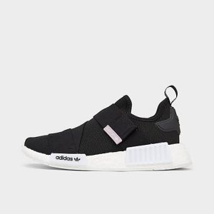 Adidas Women&apos;s Originals NMD R1 Slip-On Casual Shoes in Black/Black Size 11.0 Polyester/Plastic - 3127113