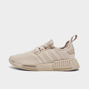 Adidas Women&apos;s Originals NMD R1 Slip-On Casual Shoes in Beige/Clear Brown Size 9.0 Polyester/Plastic - 3136493