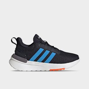 Adidas Little Kids&apos; Racer TR21 Primegreen Casual Shoes in Blue/Legend Ink Size 1.0 - 3542917