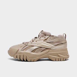 Reebok Women&apos;s Cardi B Club C V2 Casual Shoes in Beige/Modern Beige Size 8.0 Leather - 3166558