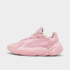 Adidas Big Kids&apos; Originals Ozelia Casual Shoes in Pink/Clear Pink Size 7.0 - 3092899