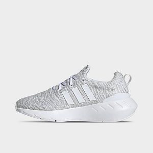 Adidas Big Kids&apos; Originals Swift Run 22 Casual Shoes in White/White Size 7.0 Knit - 3161997