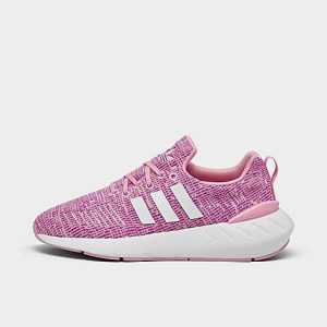 Adidas Big Kids&apos; Originals Swift Run 22 Casual Shoes in Pink/Pink Size 7.0 Knit - 3162005