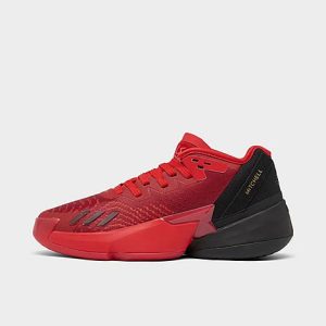 Adidas Big Kids&apos; D.O.N. Issue #4 Basketball Shoes in Red/Black/Vivid Red Size 7.0 - 3164702