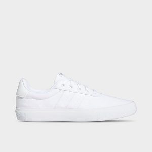 Adidas Women&apos;s Essentials Vulc Raid3r Skateboarding Shoes in White/Cloud White Size 10.0 Canvas - 3167886