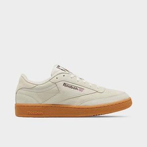 Reebok Men&apos;s Club C 85 Casual Shoes in Beige/Stucco Size 7.5 Leather - 3511796