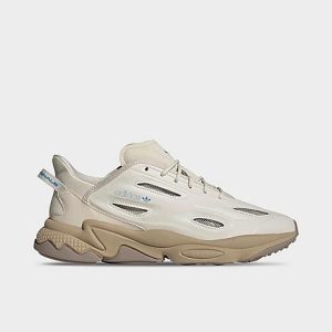Adidas Men&apos;s Originals Ozweego Celox Casual Shoes in Beige/Alumina Size 13.0 - 3544042