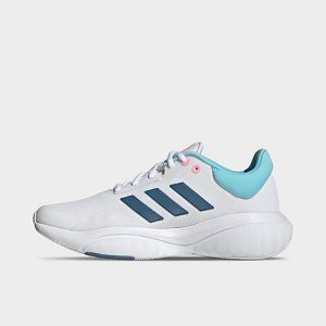 Adidas Women&apos;s Response Running Shoes in White/Cloud White Size 11.0 Plastic - 3505249