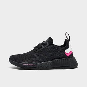 Adidas Women&apos;s Originals NMD R1 Casual Shoes in Black/Core Black Size 10.5 - 3198182
