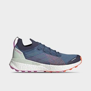 Adidas Women&apos;s Terrex Two Ultra Primeblue Trail Running Shoes Size 8.0 Knit/Plastic - 3546576