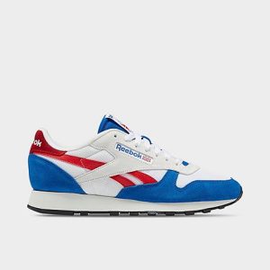 Reebok Men&apos;s Classic Leather Casual Shoes in Blue/Vector Blue Size 12.0 - 3512222