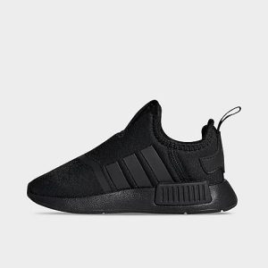 Adidas Kids&apos; Toddler Originals NMD 360 Casual Shoes in Black/Black Size 10.0 Knit - 3123449