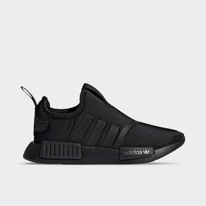 Adidas Little Kids&apos; Originals NMD 360 Casual Shoes in Black/Black Size 13.5 Knit - 3123082