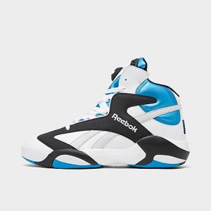 Reebok Men&apos;s Shaq Attaq Retro Basketball Shoes in White/Footwear White Size 8.5 Leather - 3165470