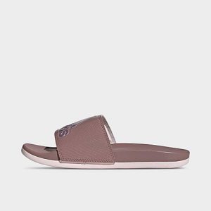 Adidas Women&apos;s Adilette Comfort Slide Sandals in Pink/Purple Size 11.0 - 3506632