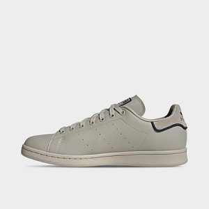 Adidas Men&apos;s Originals Stan Smith Primegreen Casual Shoes in Grey/Metal Grey Size 10.5 Polyester - 3543290