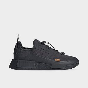 Adidas Men&apos;s Originals NMD R1 TR Running Shoes in Black/Carbon Size 13.0 Knit - 3544213