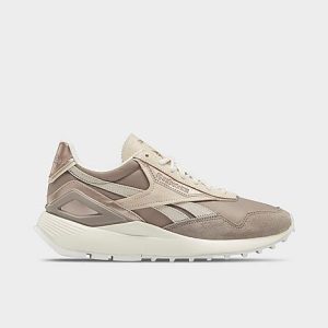 Reebok Women&apos;s Classic Leather Legacy AZ Casual Shoes in Grey/Boulder Grey Size 5.0 Leather/Nylon/Suede - 3510287