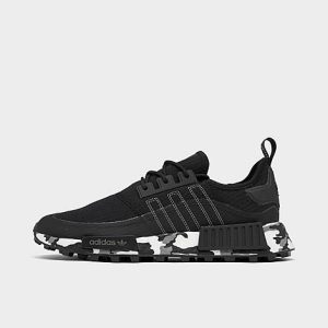 Adidas Men&apos;s Originals NMD R1 TR Running Shoes in Black/Core Black Size 9.5 Knit - 3081574