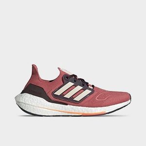 Adidas Women&apos;s UltraBOOST 22 Running Shoes in Red/Purple/Wonder Red Size 10.5 Knit - 3546941