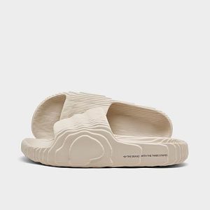Adidas Originals Adilette 22 Slide Sandals in Beige/Alumina Size 9.0 Plastic - 3199903