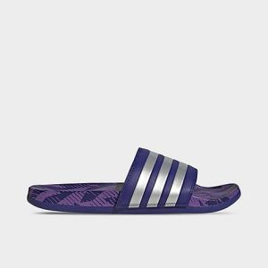 Adidas Men&apos;s Essentials Adilette Comfort Slide Sandals in Purple/Legacy Indigo Size 13.0 - 3549046
