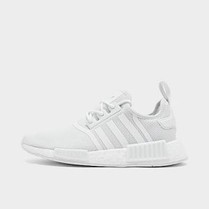 Adidas Women&apos;s Originals NMD R1 Slip-On Casual Shoes in White/White Size 10.0 Polyester/Plastic - 3020833