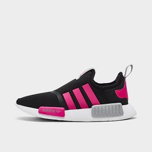 Adidas Girls&apos; Little Kids&apos; Originals NMD 360 Casual Shoes in Black/Black Size 2.5 - 3029320
