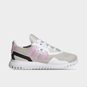 Adidas Big Kids&apos; Originals Flex Recycled Casual Shoes in Grey/Grey Size 6.5 - 3548242