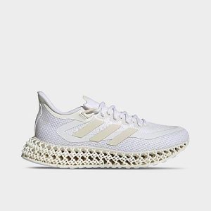 Adidas Women&apos;s 4DFWD 2 Running Shoes in White/White Size 11.0 Knit - 3189447