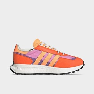 Adidas Men&apos;s Originals Retropy E5 Casual Shoes in Orange/Impact Orange Size 11.0 Suede - 3544286