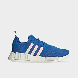 Adidas Men&apos;s Originals NMD R1 Casual Shoes in Blue/Red Size 12.0 - 3544275
