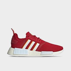 Adidas Men&apos;s Originals NMD R1 Casual Shoes in Red/Team Power Red Size 11.5 - 3199514