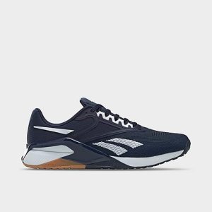 Reebok Men&apos;s Nano X2 Training Shoes in Blue/Vector Navy Size 12.0 Knit - 3512374