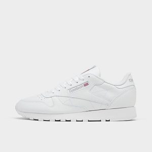 Reebok Men&apos;s Classic Leather Casual Shoes in White/Footwear White Size 13.0 - 3114206