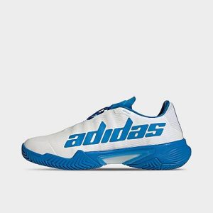 Adidas Men&apos;s Barricade Tennis Shoes in Blue/White/Blue Rush Size 14.0 - 3543343