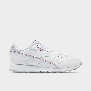Reebok Men&apos;s Classic Leather Grow Casual Shoes in White/Footwear White Size 13.0 Leather/Nylon - 3512189