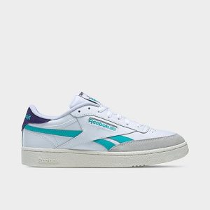 Reebok Men&apos;s Classics Club C Revenge Casual Shoes in White/Footwear White Size 9.5 Leather - 3511854
